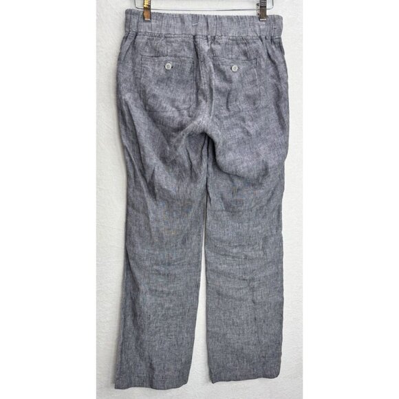 Athleta Women's Heathered Linen Striaght Leg Size 2 Pants - Picture 6 of 9